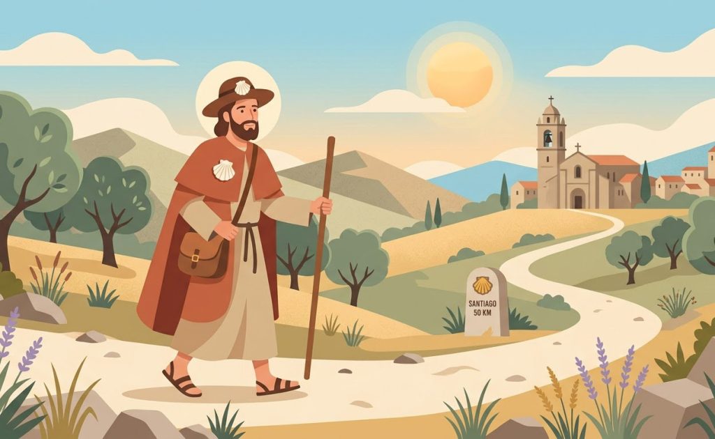 Saint Jacques (Majeur) - Illustration prière catholique